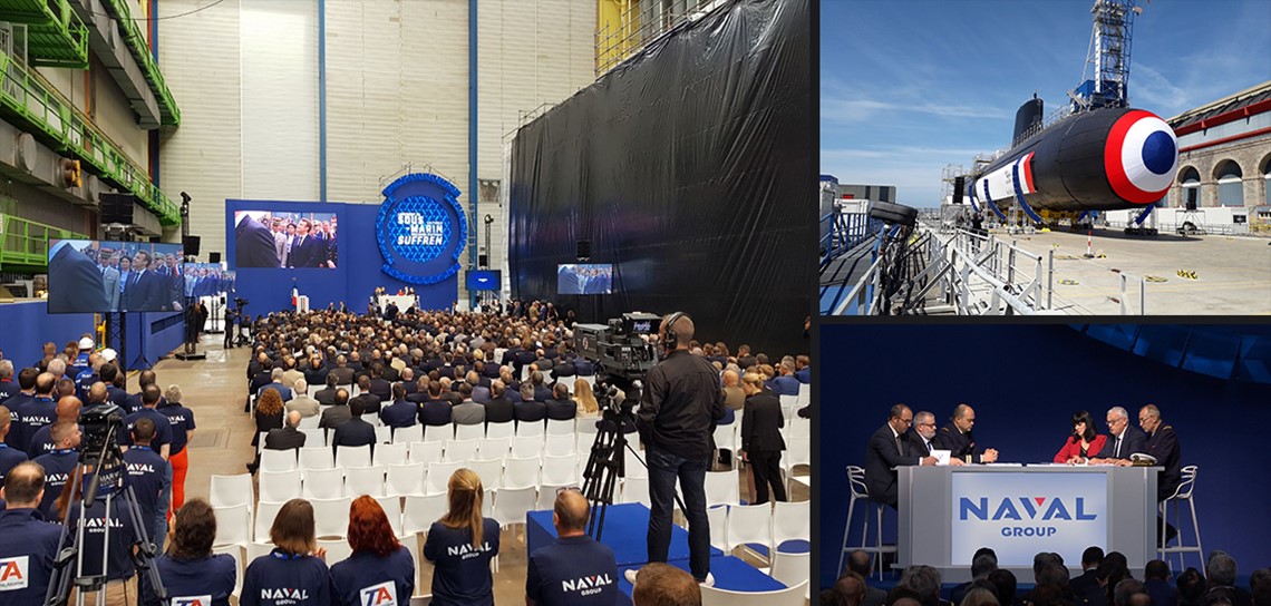 location de mobilier TV, mobilier de studio TV, plateau TV pour événement, inauguration du Suffren, Naval Group, scénomob, Hopscotch, Cherbourg, #mobilierTV, #scenomob, #locationmobilierevenementiel, #locationmobilierTV